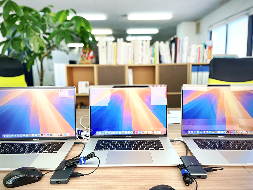 デザイン科の高校生受け入れ準備